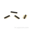 1.0mm 핀 헤더 단일 행 직선